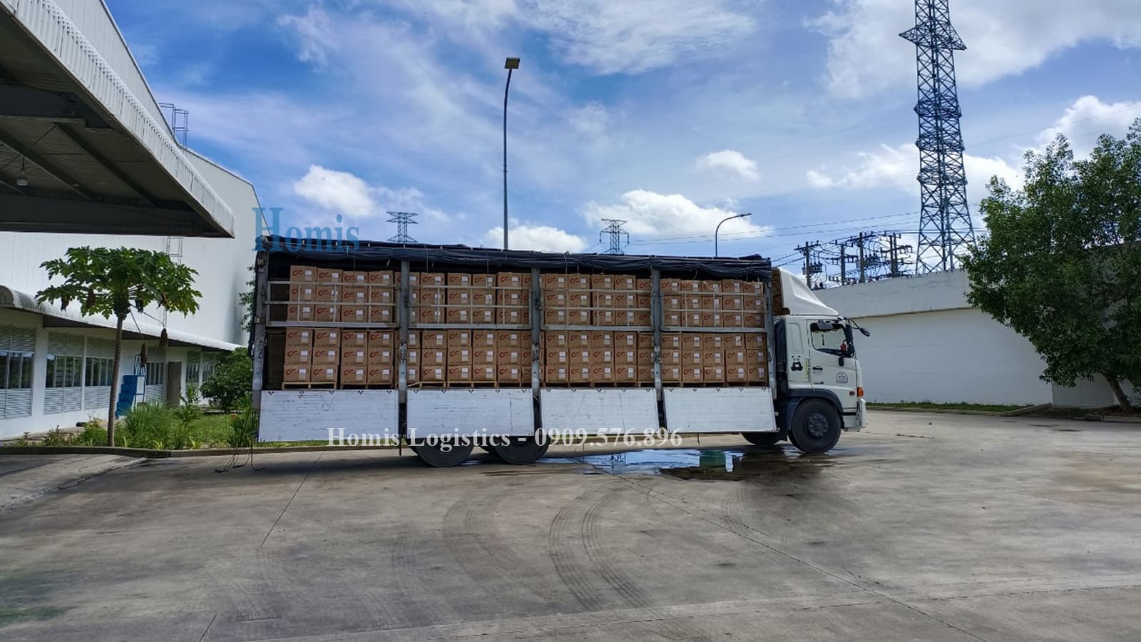 Hình Ảnh Chành Xe bắc Nam Của Homis Logistics