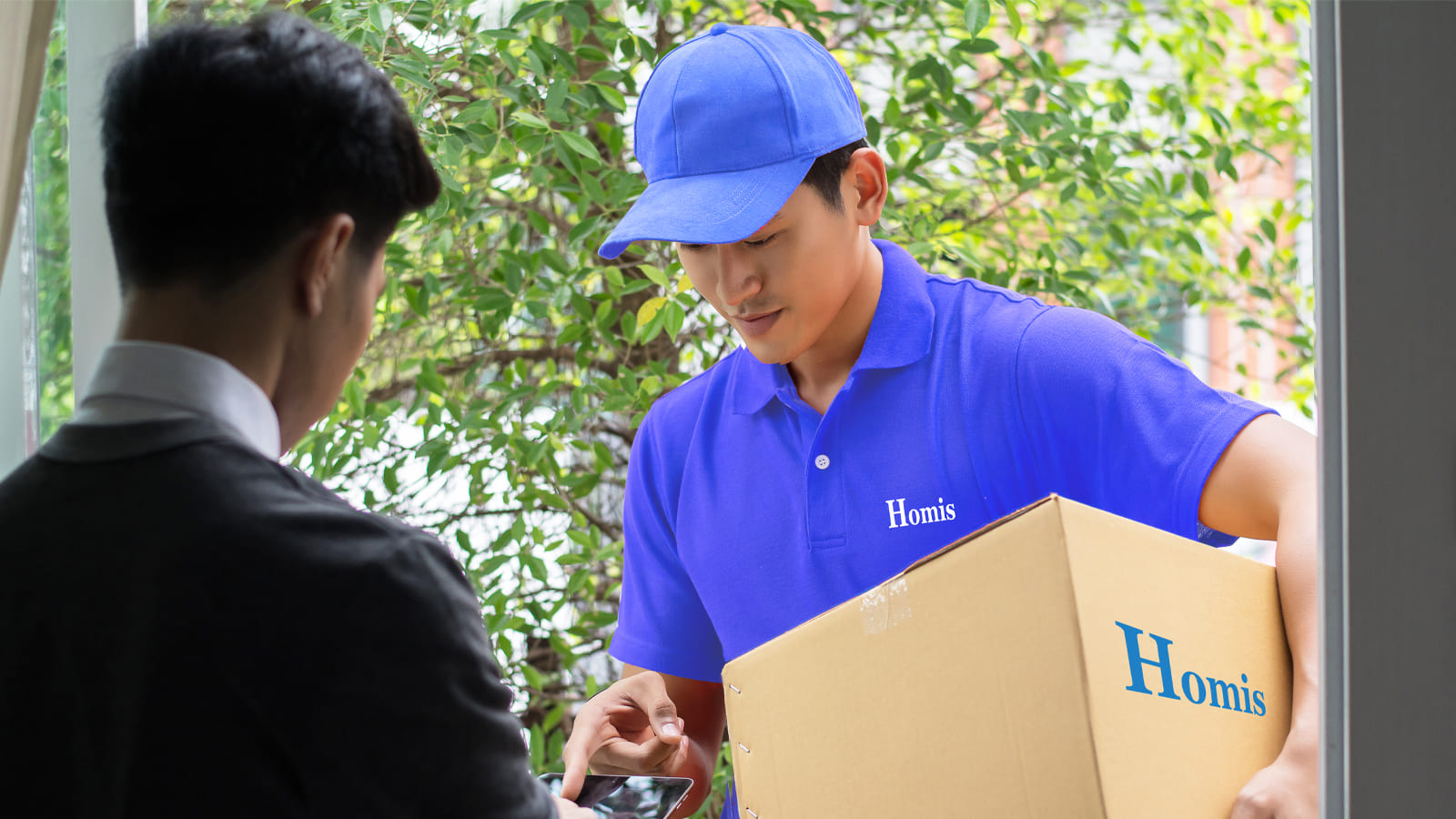 homis logistics giao hàng