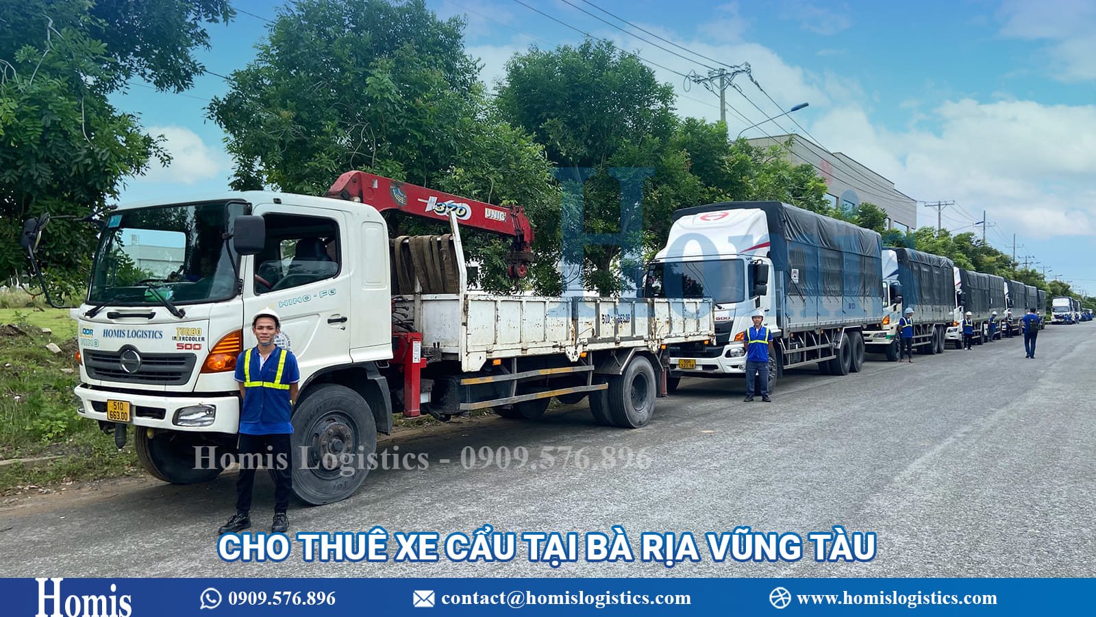 cho thuê xe cẩu Bà Rịa Vũng Tàu