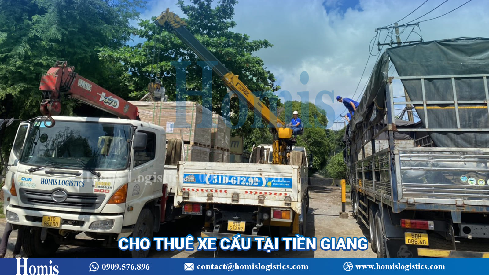 cho thuê xe cẩu Tiền Giang