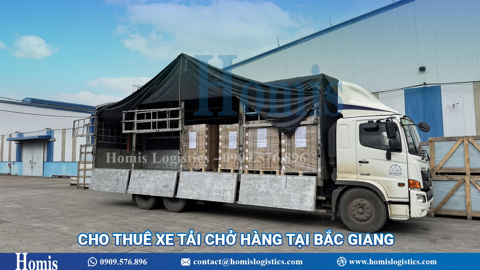cho thuê xe tải Bắc Giang