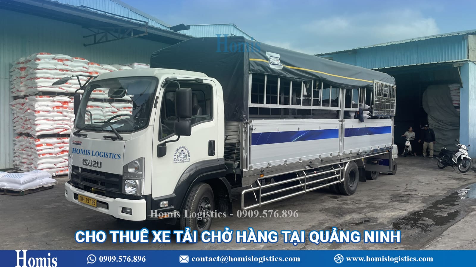 cho thuê xe tải Quảng Ninh
