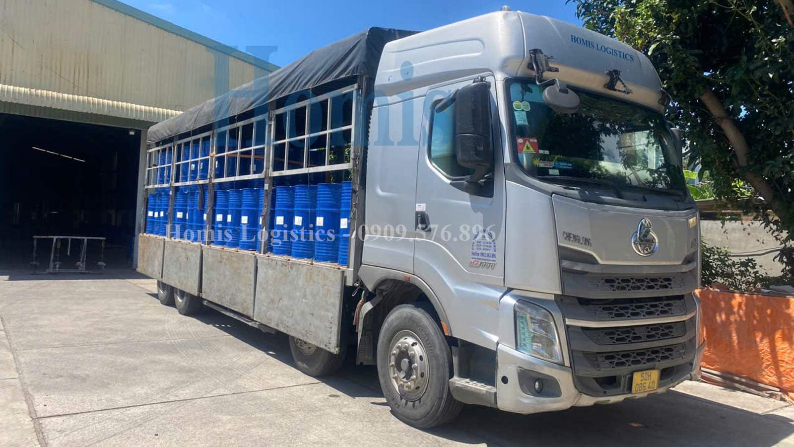 hàng hóa Homis chuyên chở tại Bình Phước