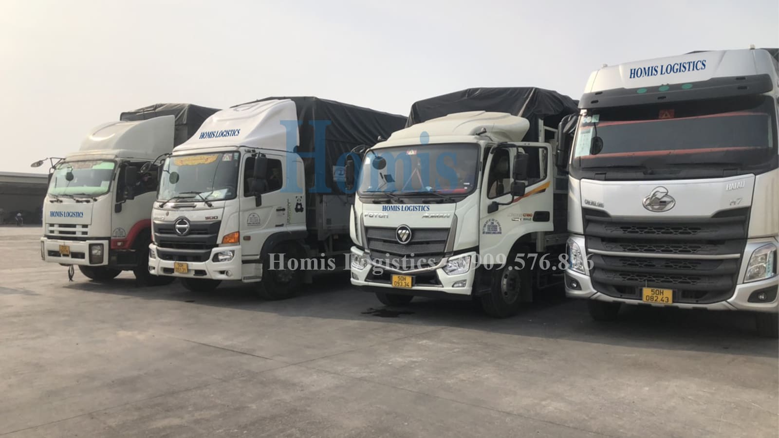 xe tải Homis cho thuê tại Bà Rịa Vũng Tàu